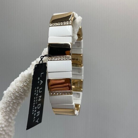 White Gold Bracelet LAUNDRY Shelli Segal $16ea or Bundle 3/$25 - Picture 2 of 9